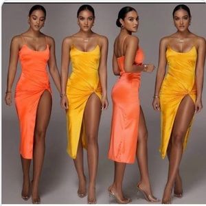 JLUXLABEL ALDIS SATIN DRESS